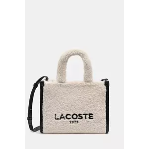 Lacoste poșetă culoarea bej, NF5116HX imagine