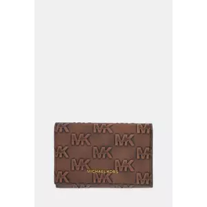 Michael Kors portofel de piele culoarea maro, 39F5GHDD6L imagine