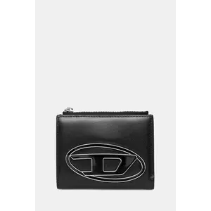 Diesel portofel de piele 1DR 1DR BI-FOLD ZIP II culoarea negru, X09888.PR818 imagine