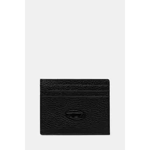 Diesel carcasă din piele HISSU EVO CARD CASE culoarea negru, X09018.P0685 imagine