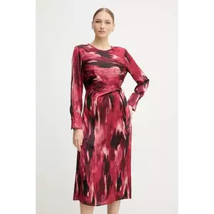 Joseph Ribkoff rochie culoarea roșu, midi, evazați, 254124 imagine