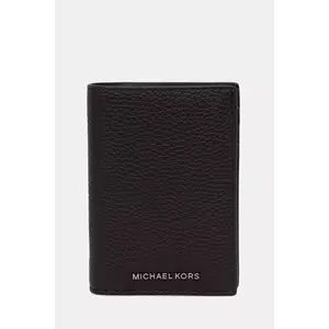 Michael Kors portofel de piele culoarea maro, 39F5LHDF0L imagine