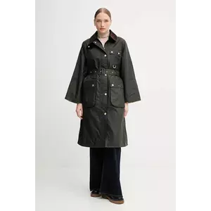 Barbour jachetă de bumbac MILDA culoarea verde, de tranziție, LWX1486 imagine