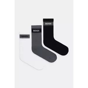 BOSS șosete 3-pack culoarea negru, 50543637 imagine