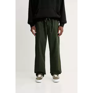 Vans pantaloni culoarea verde, drept, VN0A5FJJEMU1 imagine