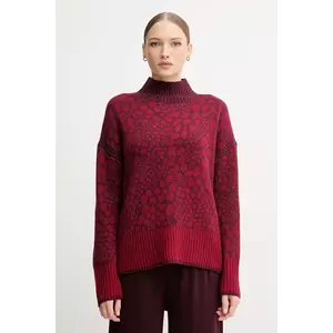 Marc Aurel pulover din amestec de lână culoarea roșu, călduros, cu turtleneck, 8026-8000-82046 imagine