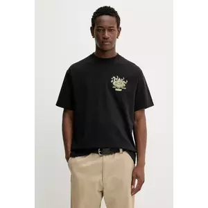 Vans tricou din bumbac culoarea negru, cu imprimeu, VN000PC0BLK1 imagine