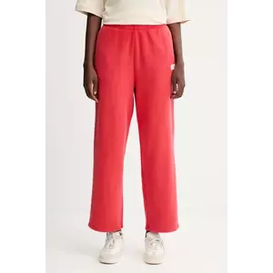 American Vintage pantaloni de trening din bumbac culoarea roșu, uni, PLI05B imagine