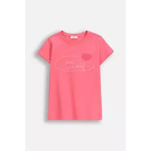 Coccodrillo tricou de bumbac pentru copii culoarea roz, CRAFT PUNK GIRL JUNIOR imagine