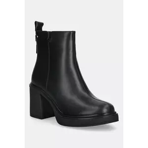 GOE cizme de piele culoarea negru, cu toc drept, SS2N4154 BLACK imagine