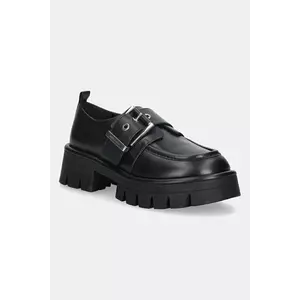 MICHAEL Michael Kors mocasini de piele Colby culoarea negru, cu platformă, 40F4COFP1L.001 imagine