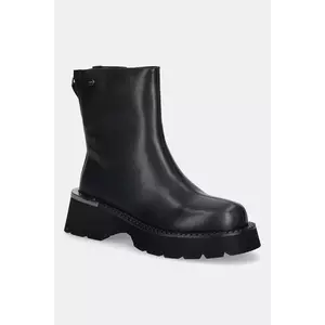 GOE cizme de piele culoarea negru, cu platformă, izolare ușoară, SS2N4143 BLACK imagine