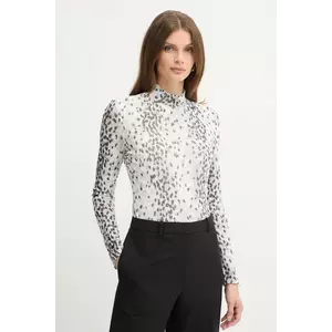 Karl Lagerfeld bluză culoarea alb, uni, A4W17044 imagine