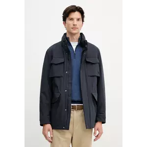 Trussardi geacă culoarea bleumarin, de tranziție, 8028M000011N imagine