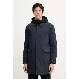 Trussardi geacă culoarea bleumarin, de tranziție, F013M000018N imagine