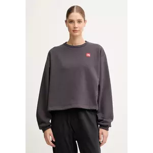 The North Face bluză Redbox culoarea gri, cu imprimeu, NF0A8EFY0SA1 imagine