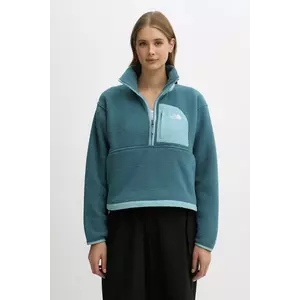 The North Face bluză Yumiori Off culoarea verde, uni, NF0A8EV0E311 imagine