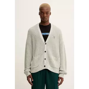 Tommy Jeans cardigan din bumbac culoarea verde, DM0DM22104 imagine