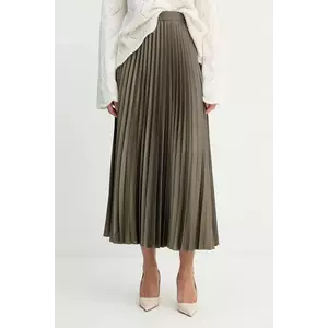 Marella fustă culoarea verde, maxi, evazati, 2523106045200 imagine