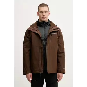 Columbia geacă de exterior Element Blocker culoarea maro, 2090122 imagine