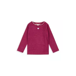 Konges Sløjd longsleeve copii ROLI BLOUSE culoarea bordo, KS103967 imagine