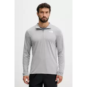 The North Face mânecă lungă de antrenament 24/7 culoarea gri, cu imprimeu, NF0A8949CQO1 imagine