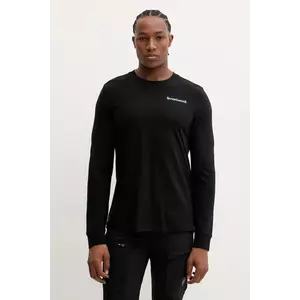 Smartwool longsleeve sport culoarea negru, cu imprimeu, SW003018 imagine