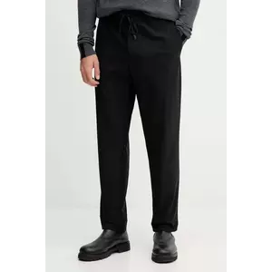 BOSS Green pantaloni culoarea negru, mulata, 50544256 imagine