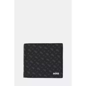 BOSS portofel de piele culoarea negru, 50552830 imagine