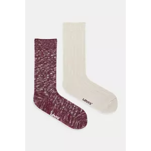 Levi's șosete 2-pack culoarea rosu, 37157-1279 imagine