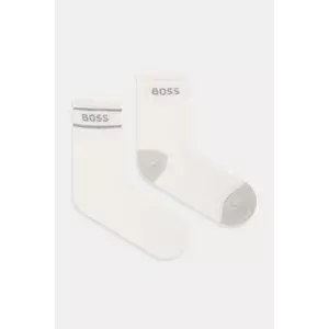 BOSS șosete 2-pack culoarea bej, 50546426 imagine