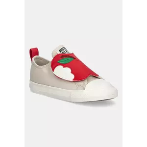 Converse teniși copii CHUCK TAYLOR ALL STAR ONE STRAP culoarea bej, A13186C imagine