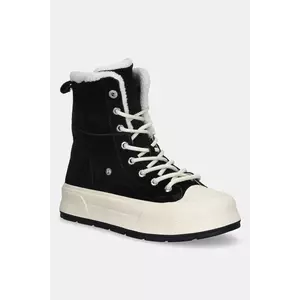 GOE teniși din piele întoarsă culoarea negru, SS2N4049 BLACK imagine