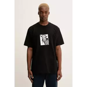 Dickies tricou din bumbac culoarea negru, cu imprimeu, DK0A8672 imagine