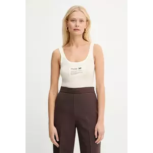 Elisabetta Franchi top cu lână culoarea bej, TK63B57E2 imagine