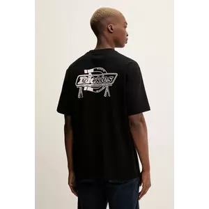 Dickies tricou din bumbac culoarea negru, cu imprimeu, DK0A87QP imagine