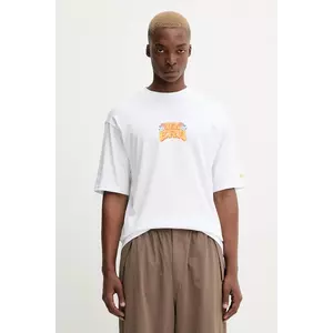 New Era tricou din bumbac culoarea alb, cu imprimeu, 60684402 imagine