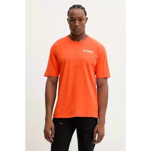 adidas TERREX tricou sport culoarea portocaliu, cu imprimeu, JM7087 imagine