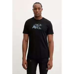 Smartwool tricou sport culoarea negru, cu imprimeu, SW002777 imagine