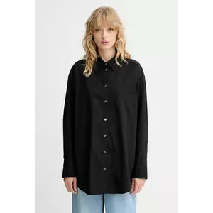 Marc O'Polo cămașă culoarea negru, cu guler clasic, relaxed, 508113442221 imagine