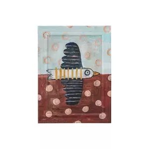 Bloomingville decorațiune de perete cu ramă Brett 22, 5 x 30 x 2 cm imagine