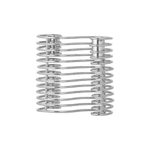 Bloomingville sfeșnic decorativ Wavela 15, 5 x 14, 5 x 7, 5 cm culoarea gri imagine