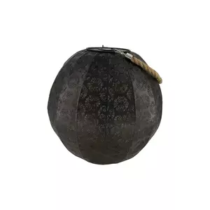 home & lifestyle lanternă solară led 38, 5 x 38, 5 x 40 cm culoarea negru imagine