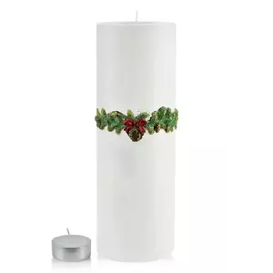 Affek Design sfeșnic decorativ 36 cm culoarea alb imagine