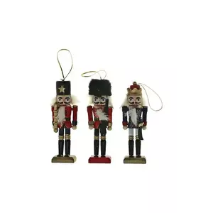 Affek Design pandantiv decorativ Dziadek do Orzechów 11 cm 3-pack imagine