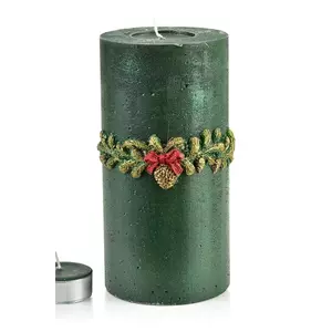 Affek Design sfeșnic decorativ 24 cm culoarea verde imagine