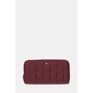 Geox portofel de piele culoarea bordo, D45K3C 00046 imagine