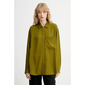 Marc O'Polo cămașă culoarea verde, cu guler clasic, relaxed, 509152542109 imagine