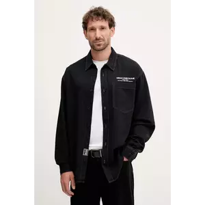 Versace Jeans Couture cămașă din bumbac culoarea negru, cu guler clasic, regular, 79GAL251 DW118SW0 imagine