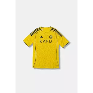 adidas Performance tricou copii ANFC culoarea galben, cu imprimeu, JN7981 imagine